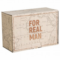 Коробка‒пенал For real man 22 × 15 × 10 см
