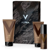 Alpha Набор Честь (Гель для лица и бороды 150мл + Гель для бритья 100мл + Лосьон после бритья 100мл)