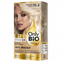 Only Bio Color Стойкая крем-краска, тон 10.3 Сияющий блонд  