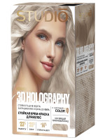 Стойкая крем-краска 3D Holography, тон 9.19 Сияющий платиновый блонд