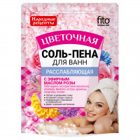 Народные рецепты Соль-пена Расслабляющая Цветочная 200г