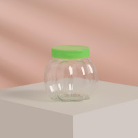 Баночка для хранения Тыква 60г d=5*5см, цвет микс