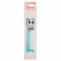 Расчёска фигурная Кошка-русалка 14,7×3,8см