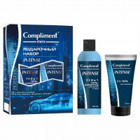 Подарочный набор №1930 Intense (Гель-шампунь для волос 2в1 250мл + Гель для умывания 150мл)