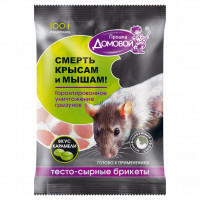 Тесто-сырный брикет против крыс Карамель 100г